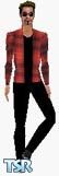 Sims 1 — Chase by Kerryann — Chase is wearing a casual outfit that has a Black, red and orange checked jacket, with black