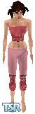 Sims 1 — Debbie by Elizabeth Ashley — Debbie shows her favorite color off in a pink pair of capris with her matching tube