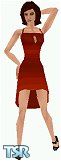 Sims 1 — BZ Danielle by BZsim — New, from the HOT DATE wardrobe for women: Danielle proudly wears this sexy red dress