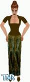 Sims 1 — Heatha by Kerryann — Heatha is wearing a two tone green pattern shirt, with green top and shoes. Light skin only