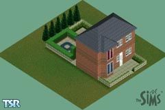 Sims 1 — Small Urban Home by Alexandra — A little 2-up 2-down for those just starting out. Downstairs kitchen and living