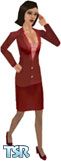 Sims 1 — Vicky by Toyka — The perfect business outfit: a red suit and a pink top underneath. Comes in all 3 skin tones.