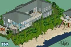 Sims 1 — Seamist by White Diamonds — Two bedrooms, two bathrooms, den with games, indoor swimming pool, three balconies,