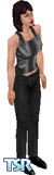 Sims 1 — Black Jack by Andrew Goldsworthy — A design popular this summer. A sleeveless Union Jack top in black. In all