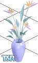 Sims 1 — Blue Blush Plant by Lady Raven — A bluish version of Bird of Paridise. 