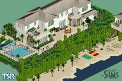 Sims 1 — Oceanside Mansion by White Diamonds — This is an Oceanside version of my Beverly Hills Mansion. It is the same