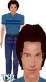 Sims 1 — Ridge Forrester by Dhaling — This skin is of Ridge Forrester Of the Soap Bold And Beautiful.