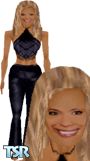 Sims 1 — Blu Cantrell by Dhaling — Singer Blu Cantrell!