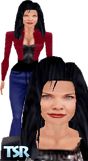 Sims 1 — Lorelai Gilmore by Dhaling — This skin is of Lorelai Gilmore (Lauren Graham) Of the T.V.Show Gilmore Girls.