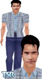 Sims 1 — Robbie Hansen by Dhaling — This skin is of Robbie Hansen from the TV show Providence!
