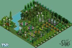 Sims 1 — Remembrance Garden by Imoen69 — Prayers and love to all the fallen persons and their families due to the WTC and