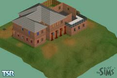 Sims 1 — Under Construction by Darkreaper — Here is a beautiful house which, hang on.....what do you mean it's not