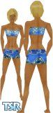 Sims 1 — Blue Ocean by Toyka — A lovely blue bathing suit for your sims. Comes in all 3 skin tones. Head NOT included. Do