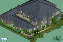Sims 1 — Caledon Office Complex by Imoen69 — This is an industrial building with quite a few offices. It also has a