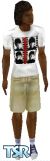 Sims 1 — Hard Days Night by Mage — A Beatles Tee. It comes in three skin tones and the head.