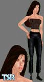 Sims 1 — Chloe Annett by Owen — The lovely Chloe Annett from Red Dwarf seen here in a see through strapless top. Now if