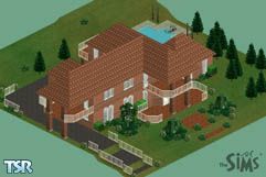 Sims 1 — Le Terrazze by xtrateste — For Sale: An unfurnished two-story home along the Sim River. Ground floor has large