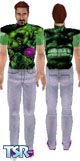 Sims 1 — Hulk by Starfire — My series of Comic Book Clothing.