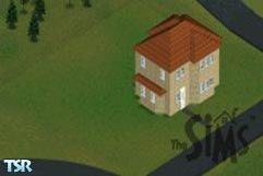 Sims 1 — Small n cheap #2 by Ivo — The same as small 'n cheap, but with an extra story. The extra cost is worth it. You
