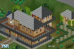 Sims 1 — Fallbrook by pavulon — Near the shimmering blue of the lake and surrounded by nature. Fallbrook is a nice