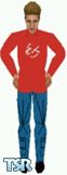 Sims 1 — ES Red Sweatshirt by Eric Norris — It's what everyone's been waiting for. Some bad @$$ skins for all the