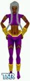 Sims 1 — Storm by Maos — This is a skin of Storm from the X-men comic book. She's wearing one old costume of her. All
