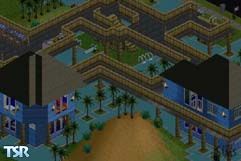 Sims 1 — Water World by ron clarin, Oasis,INC. — Water World has 2 separate cottages complete with bedroom, bathroom,