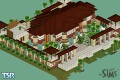 Sims 1 — Allahabad by Salthiel — Immense property of oriental style gardens of which make(do) miracle under the brilliant