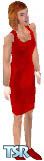 Sims 1 — Glory by Decutus — Clare Kramer's Glory from Buffy the Vampire Slayer, wearing her trademark red dress and