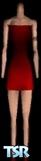 Sims 1 — Dark Flame by ZeSt — This is the perfect mini dress for ur darker sims. With a matching pare of high-heels and a