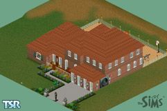 Sims 1 — Edwards by Bionic Redneck — The Edwards house is ideally suited for a larger family needing more than the