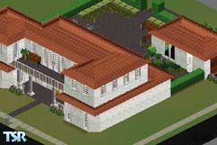 Sims 1 — Continuity by Jane Starz — I'm thinking: Large house, Garage, Rosebushes, Flower Garden, two Large Bedrooms,