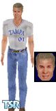 Sims 1 — Ashley by SGT P — Ashley from O Town. Dressed in a Tampa softball jersey, so when he's not steeling hearts, he's