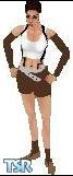 Sims 1 — Tifa by MsPibb — It took me a long time to make this skin of Tifa from Final Fantasy Seven, and I apologize if