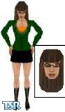 Sims 1 — Daria by Wishpoosh — This is my skin of Daria the girl in the cartoon on M.T.V. entitled "Daria".