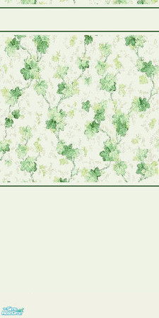 Sims 2 — Ivy Growth With Borders by Ses — Part of the English Summer Wallpaper set