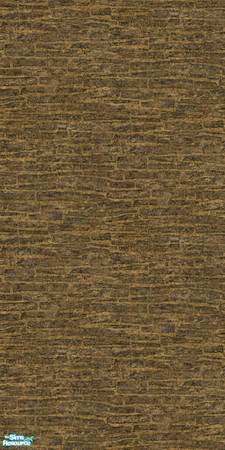 Sims 2 — Ledge Stone Siding - Chocolate by kittyispretty69 — A subtle and versatile stone wall for your sims\' homes.