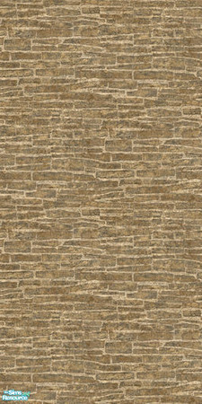 Sims 2 — Ledge Stone Siding - Wheat by kittyispretty69 — A subtle and versatile stone wall for your sims\' homes. Enjoy