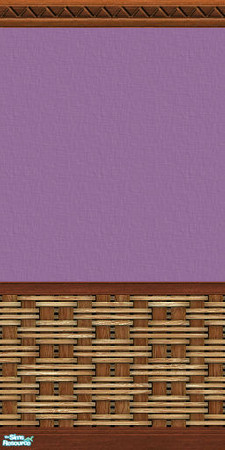 Sims 2 — www5a by hatshepsut — Wicker based wall covering.