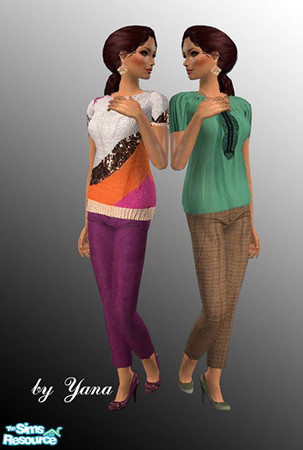 Sims 2 — Collection №3 by Mishu999  — Cosy collection for pretty woman! Download the mesh - Mesh 014 by