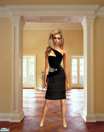 Sims 2 — Black lady 3 by H76CXL — formal wear