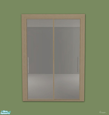 Sims 2 — The Motion Set - Master Door Light Wood Rec by lirunchik — The part of my The Motion set. Light Wood recolour