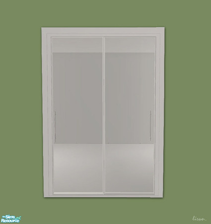 Sims 2 — The Motion Set - Master Door White Glass Rec by lirunchik — The part of my The Motion set. White glass recolour