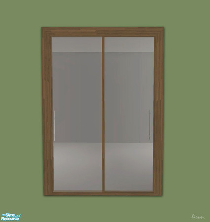 Sims 2 — The Motion Set - Master Door Dark Wood Rec by lirunchik — The part of my The Motion set. Light Wood recolour for