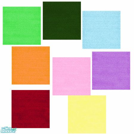 Sims 2 — Bright Carpets To Match by LaurieR — No cost carpets to match the bright white moulding paints.