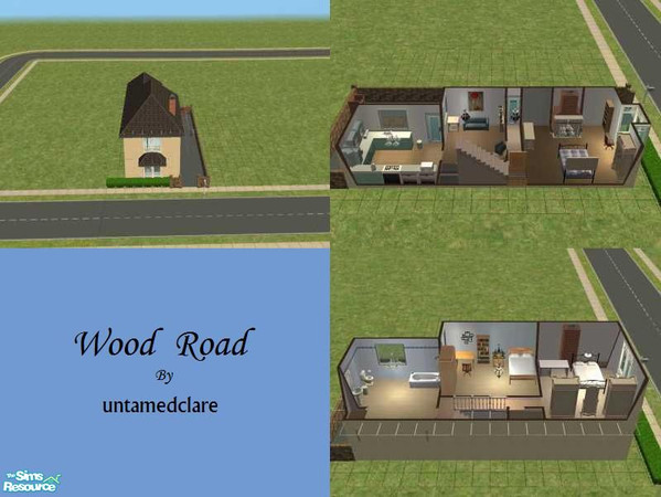 Sims 2 — Wood Road by untamedclare — This is a fully furnished, fully decorated copy of the house I used to share with