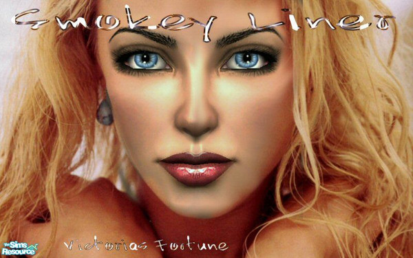 Sims 2 — VF Smokey Eyeliner by fortunecookie1 — Here is a subtle, smokey eyeliner to go with any of your sim makeup. Only