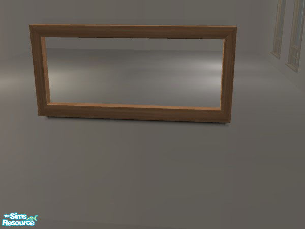 Sims 2 — Santiago Dining Wall Mirror - Natural Recolour  by sailfindragon — Santiago Dining Wall Mirror in Cherry Wood