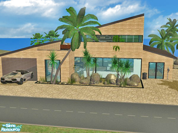 Sims 2 — Modern House 59 by kissme87 — Modern House , fully furnished and cost 128,285 $ , Size of the lot is 3x4 . Hope