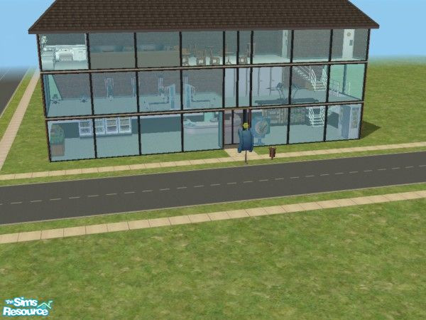 Sims 2 — 1127 Kandle Dr. by Kaeliana BrightStar — This lot is three stories, Grocery store on the first floor, Gym on the